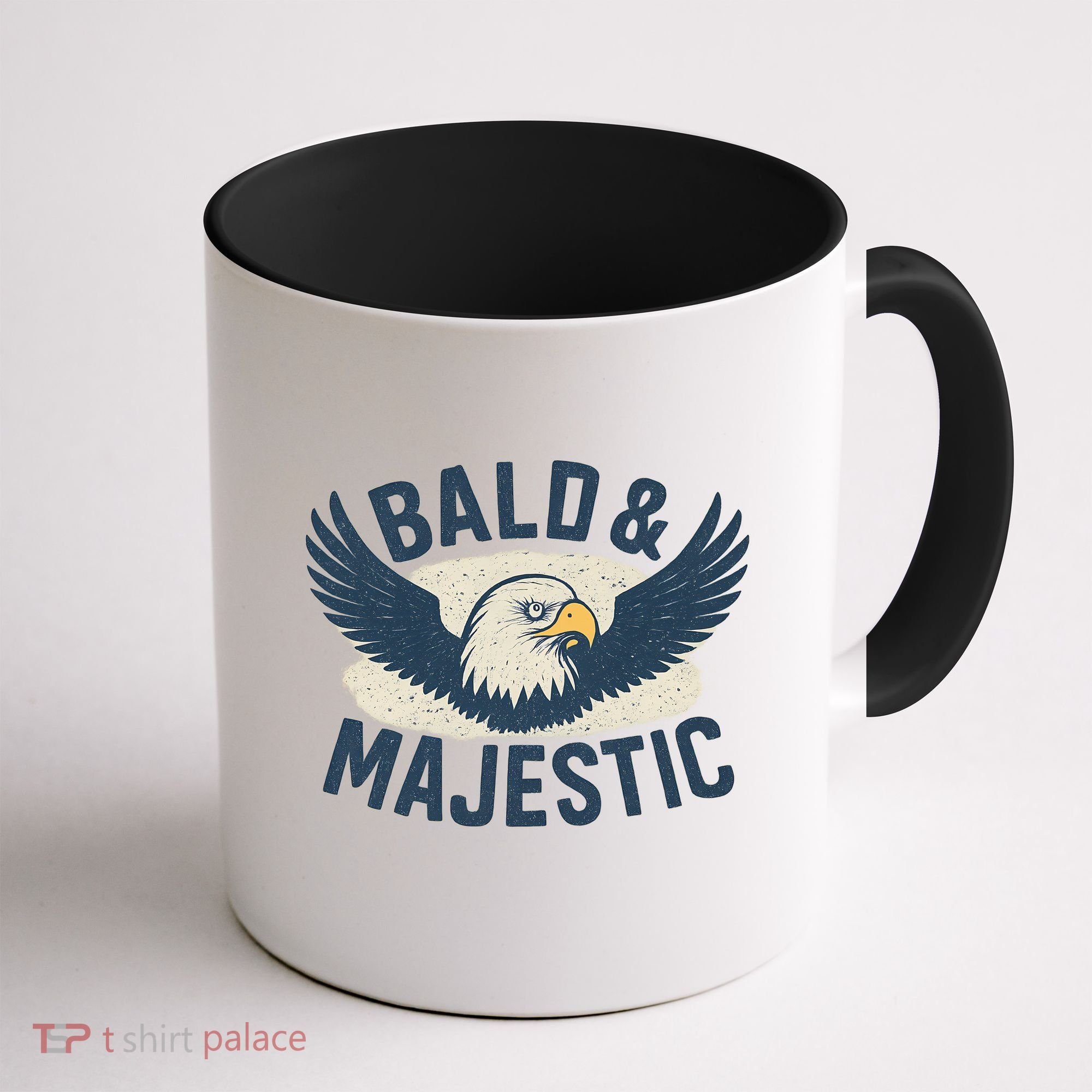 Bald & Majestic - Perfect Gift for Dads Coffee Mug