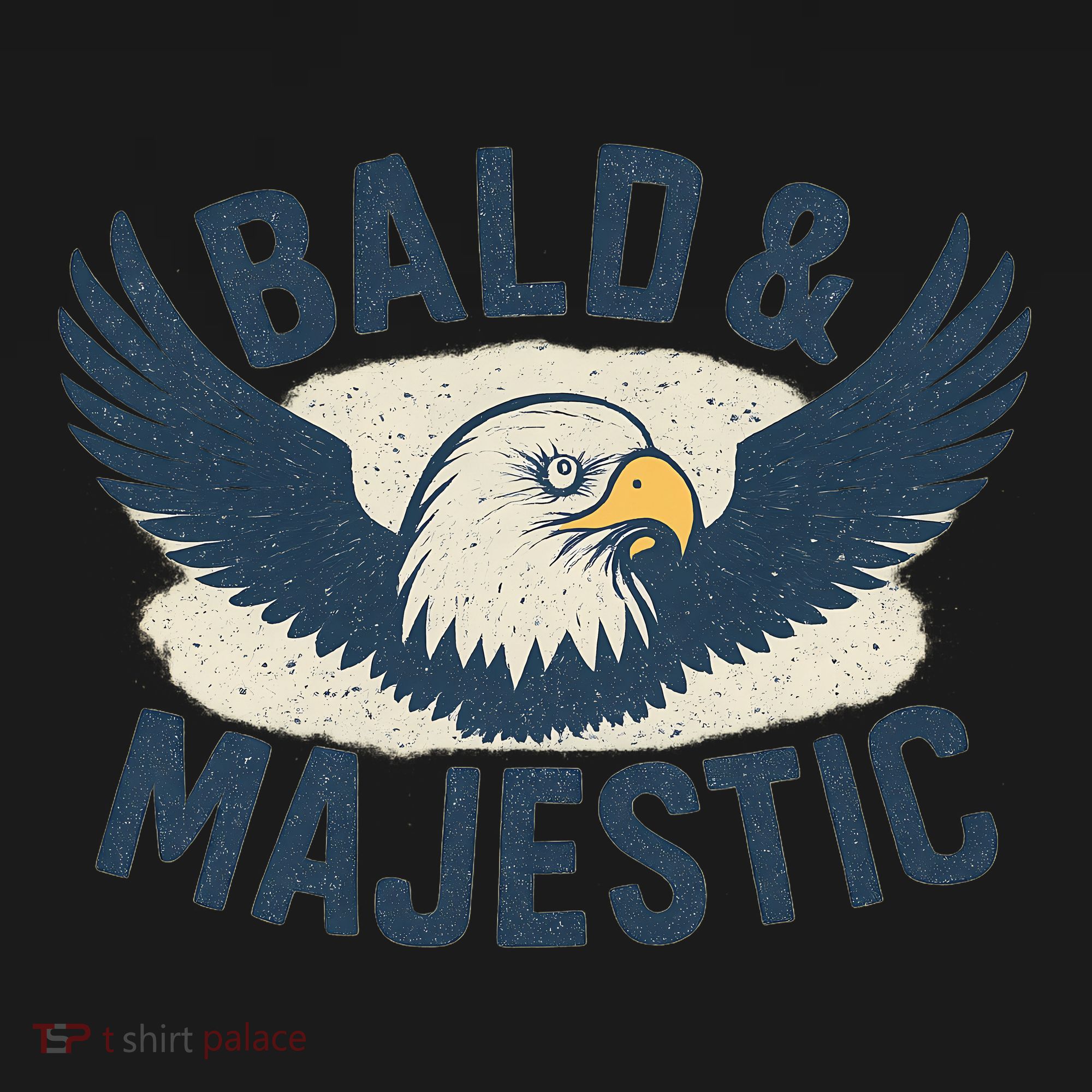 Bald & Majestic - Perfect Gift for Dads Polo