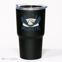 Bald & Majestic - Perfect Gift for Dads Tumbler thumb 0