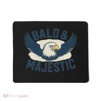 Bald & Majestic - Perfect Gift for Dads Mousepad thumb 0