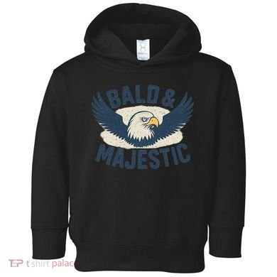 Bald & Majestic - Perfect Gift for Dads Toddler Hoodie