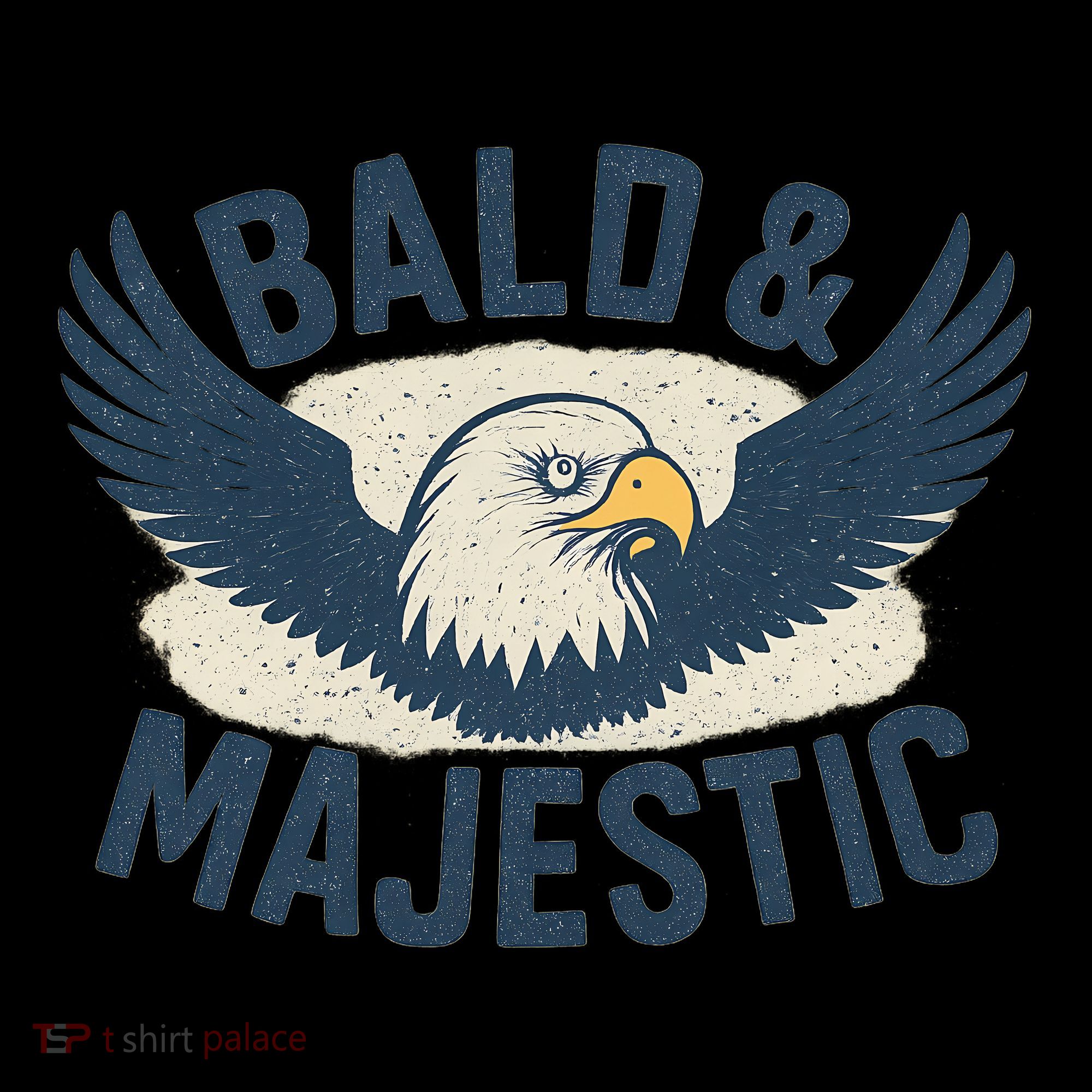 Bald & Majestic - Perfect Gift for Dads Toddler Hoodie