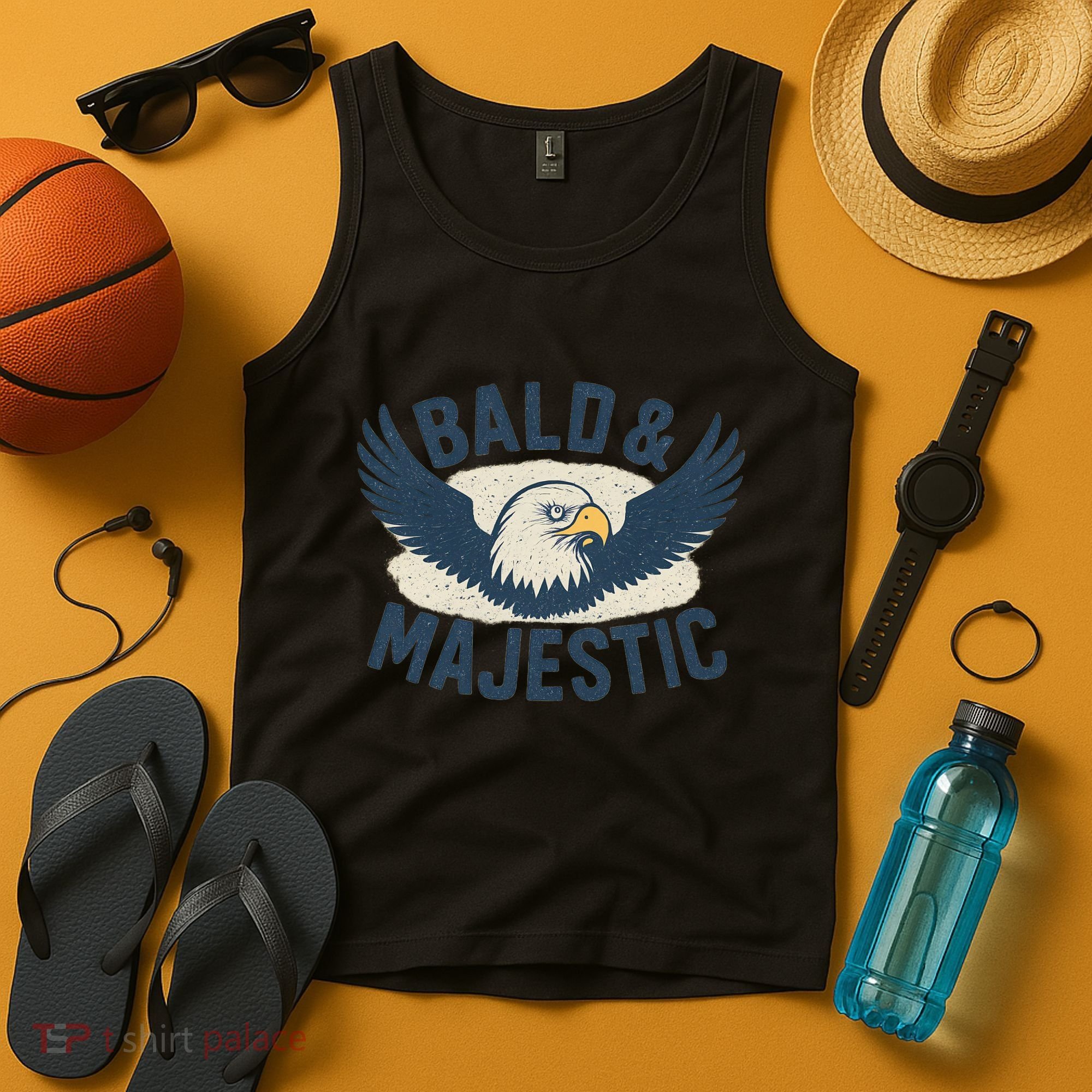 Bald & Majestic - Perfect Gift for Dads Tank Top