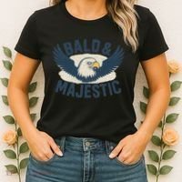 Bald & Majestic - Perfect Gift for Dads Women's T-Shirt thumb 2