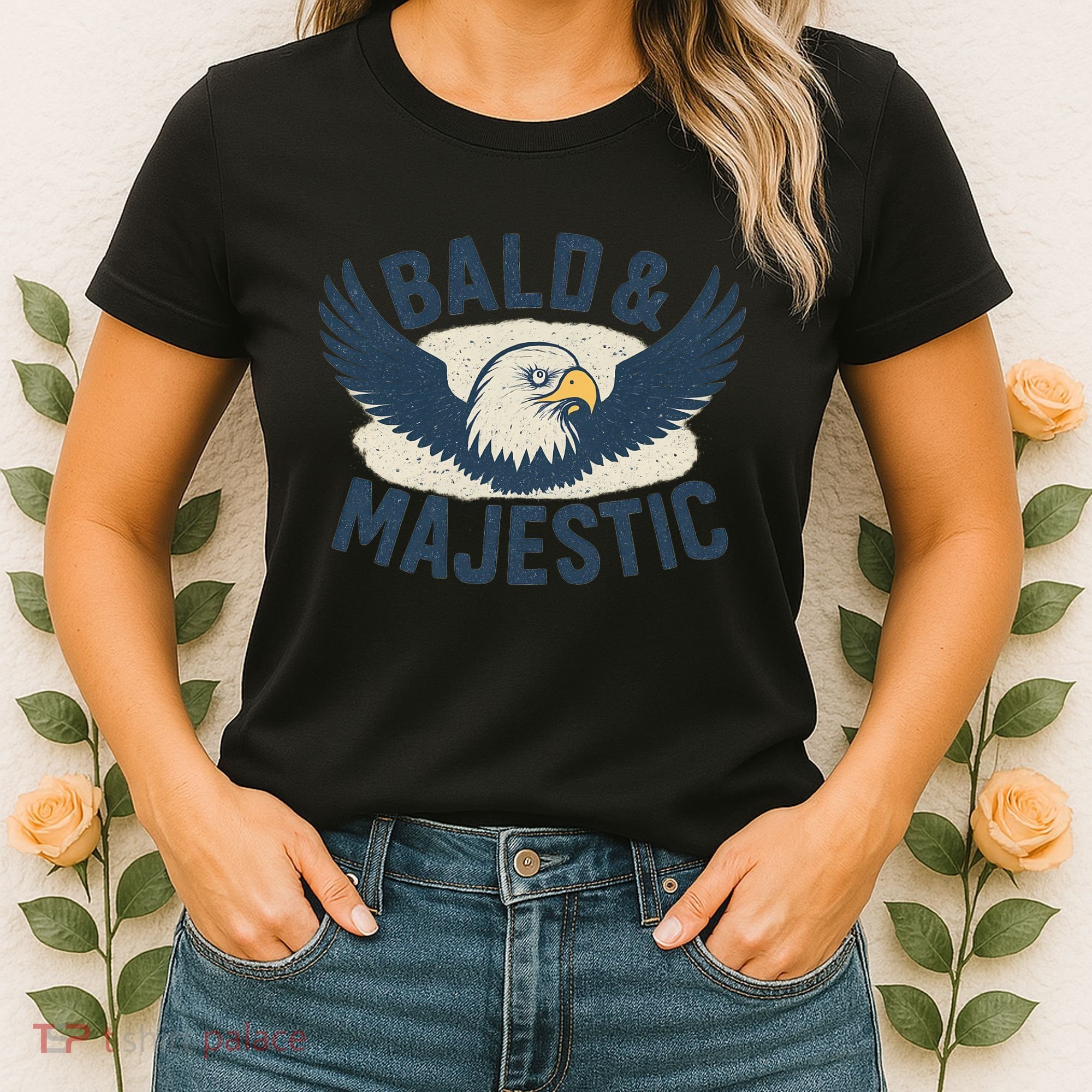 Bald & Majestic - Perfect Gift for Dads Women's T-Shirt