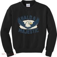 Bald & Majestic - Perfect Gift for Dads Kids Sweatshirt thumb 0