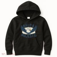 Bald & Majestic - Perfect Gift for Dads Kids Hoodie thumb 0
