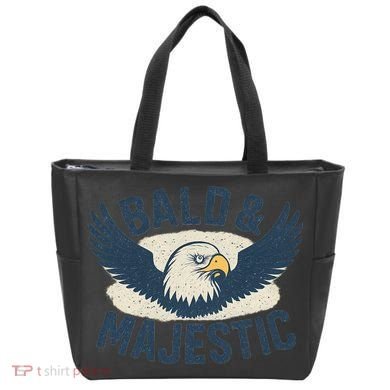 Bald & Majestic - Perfect Gift for Dads Tote Bag