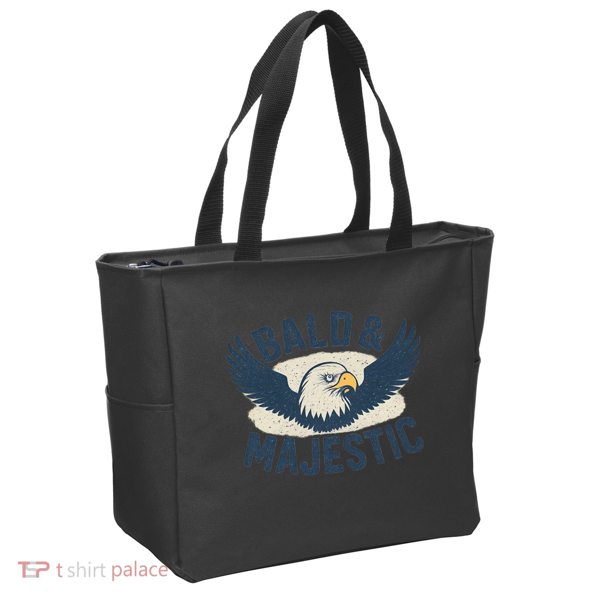 Bald & Majestic - Perfect Gift for Dads Tote Bag