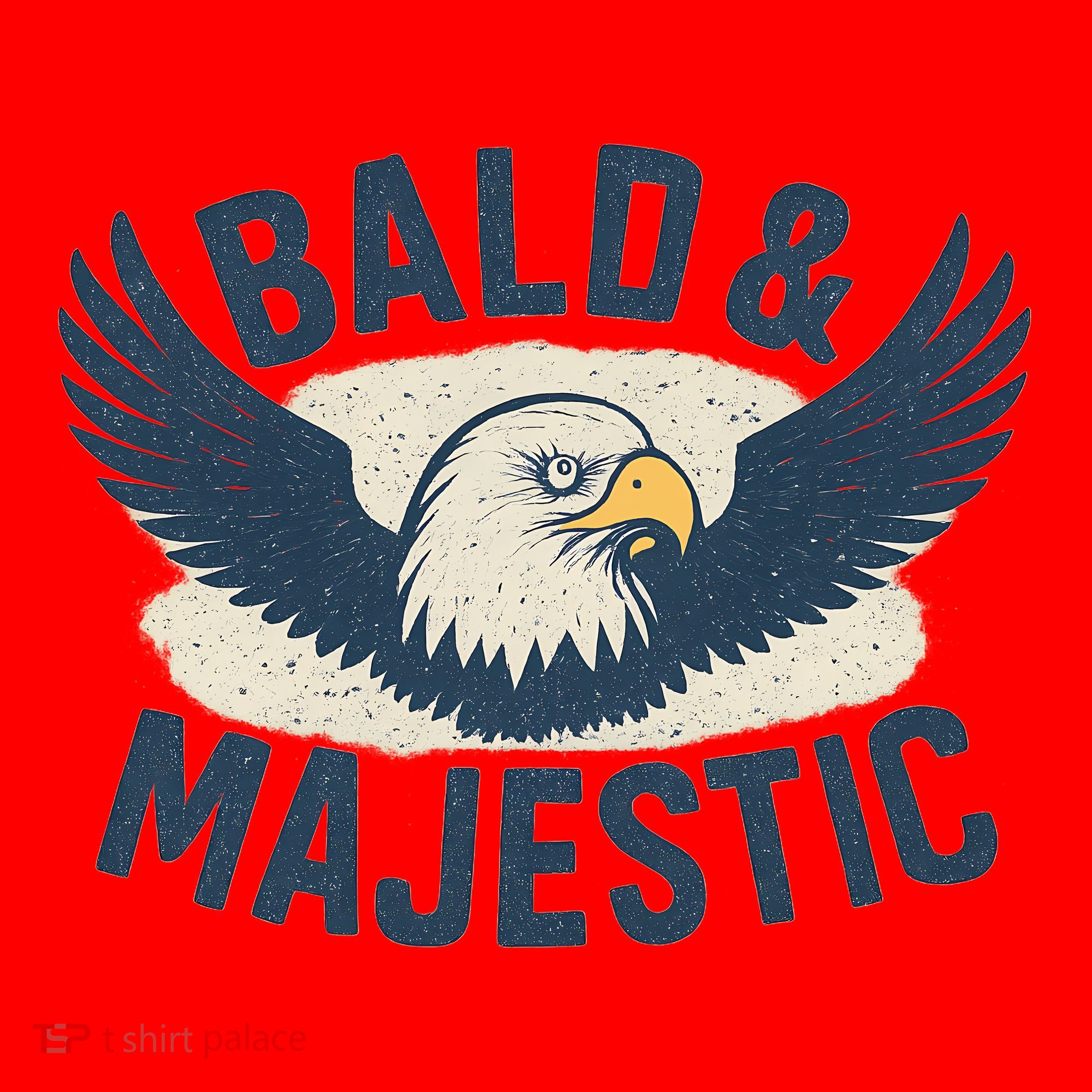 Bald & Majestic - Perfect Gift for Dads Santa Hat