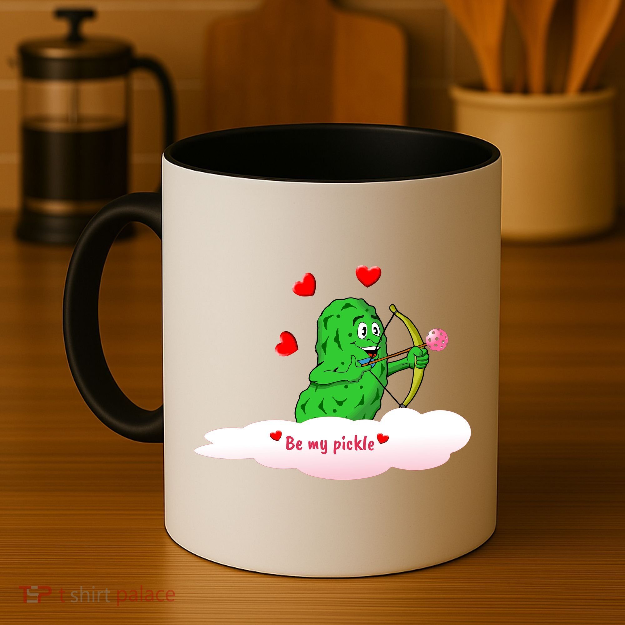 Be My Pickle, Fun Pickleball, Valentines Day Pickleball Coffee Mug