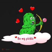 Be My Pickle, Fun Pickleball, Valentines Day Pickleball Ornament thumb 1