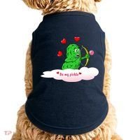 Be My Pickle, Fun Pickleball, Valentines Day Pickleball Doggie Tank thumb 0