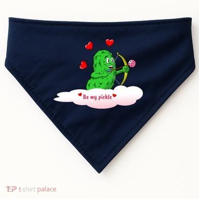 Be My Pickle, Fun Pickleball, Valentines Day Pickleball USA-Made Doggie Bandana