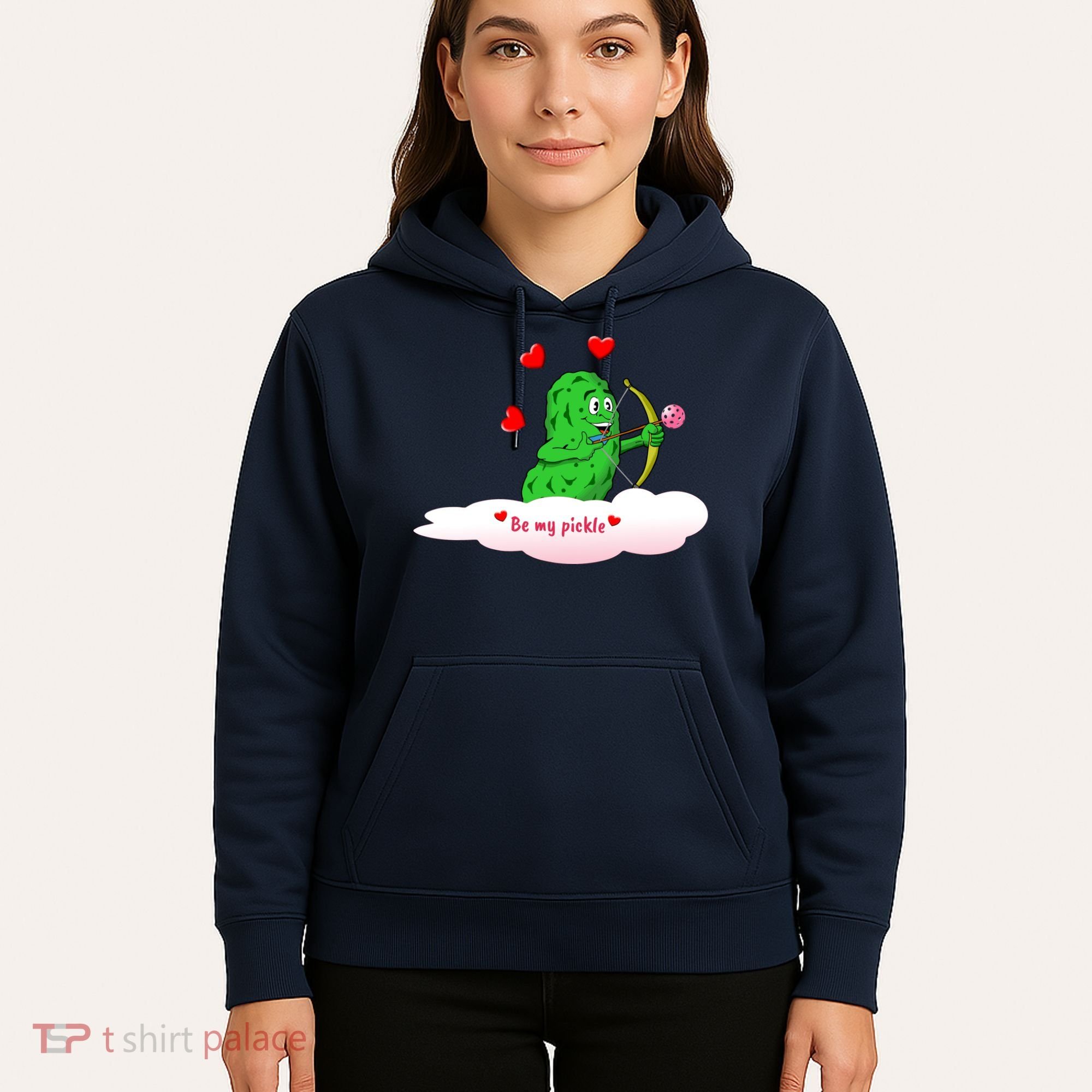 Be My Pickle, Fun Pickleball, Valentines Day Pickleball Hoodie