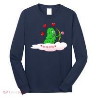 Be My Pickle, Fun Pickleball, Valentines Day Pickleball Long Sleeve Shirt thumb 0