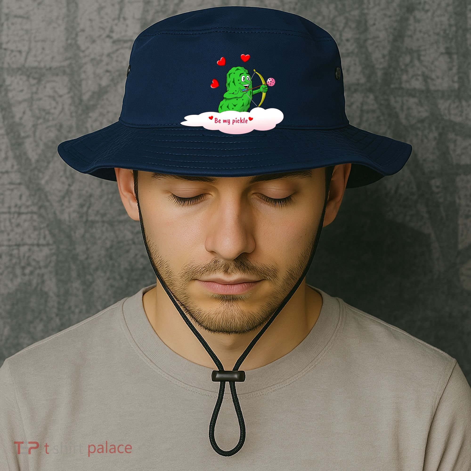 Be My Pickle, Fun Pickleball, Valentines Day Pickleball Bucket Hat