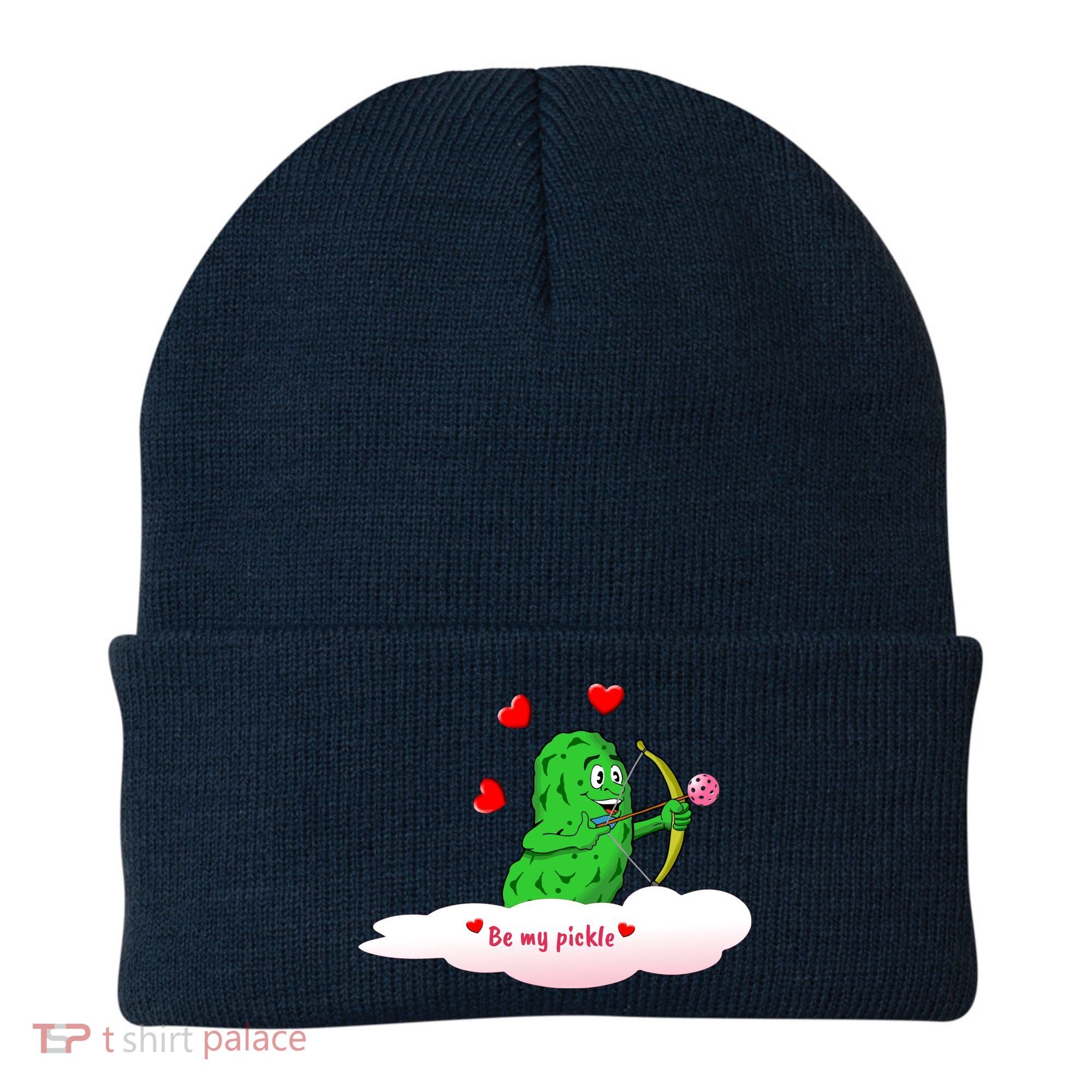 Be My Pickle, Fun Pickleball, Valentines Day Pickleball Beanie