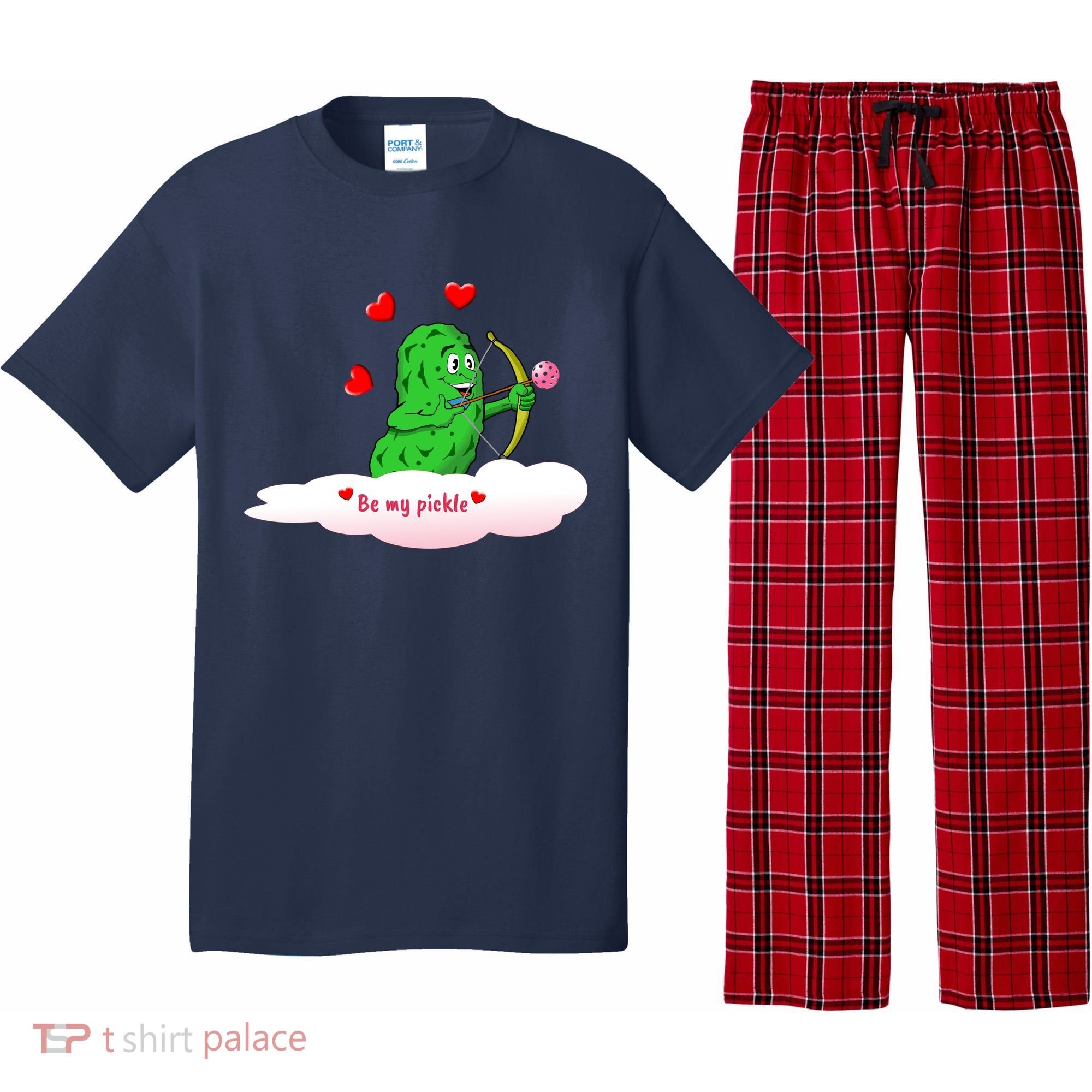 Be My Pickle, Fun Pickleball, Valentines Day Pickleball Pajama Set