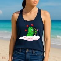 Be My Pickle, Fun Pickleball, Valentines Day Pickleball Women's Tank Top thumb 2