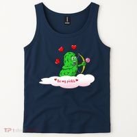 Be My Pickle, Fun Pickleball, Valentines Day Pickleball Tank Top thumb 2