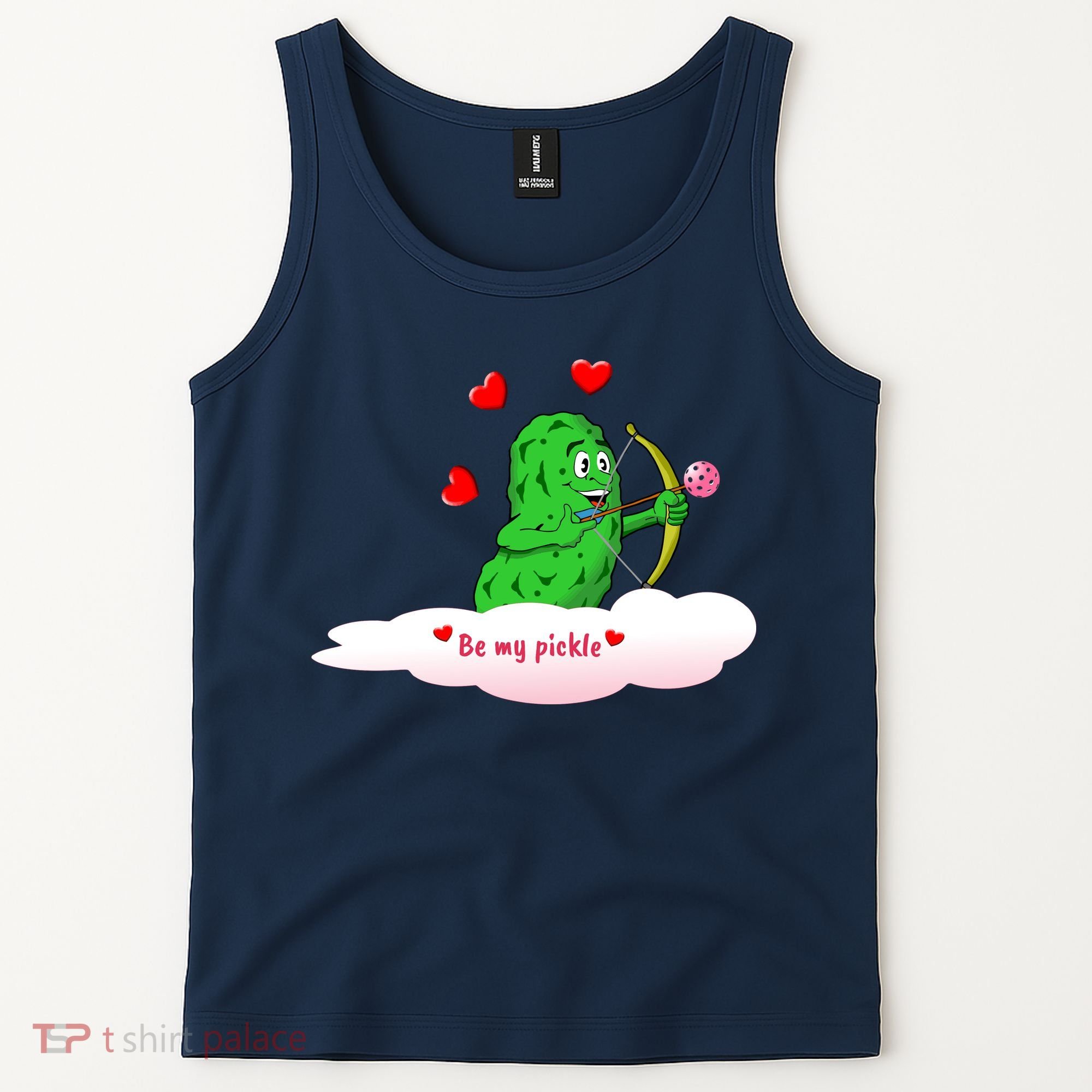Be My Pickle, Fun Pickleball, Valentines Day Pickleball Tank Top
