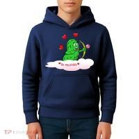 Be My Pickle, Fun Pickleball, Valentines Day Pickleball Kids Hoodie thumb 4
