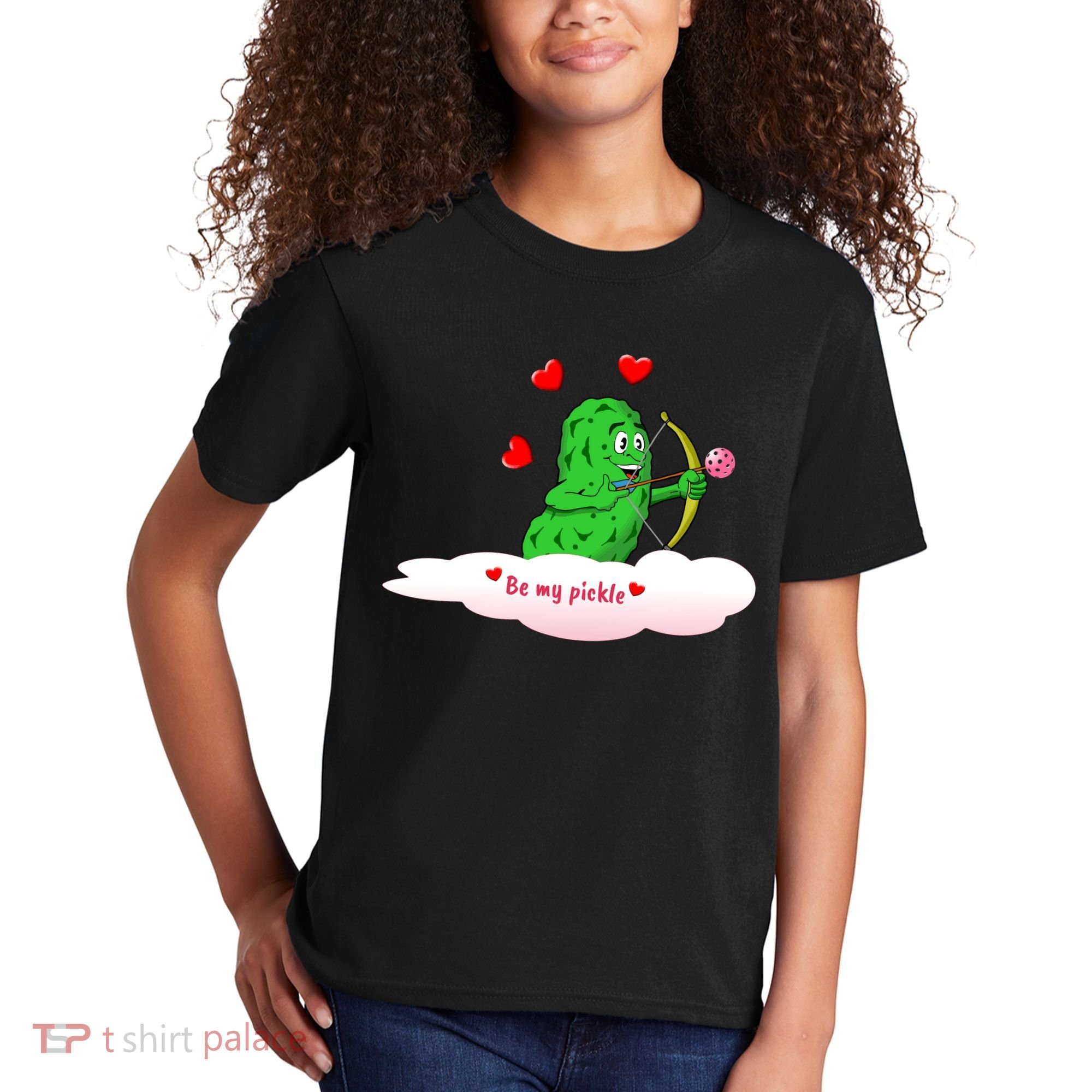 Be My Pickle, Fun Pickleball, Valentines Day Pickleball Kids T-Shirt