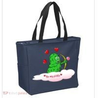 Be My Pickle, Fun Pickleball, Valentines Day Pickleball Tote Bag thumb 2