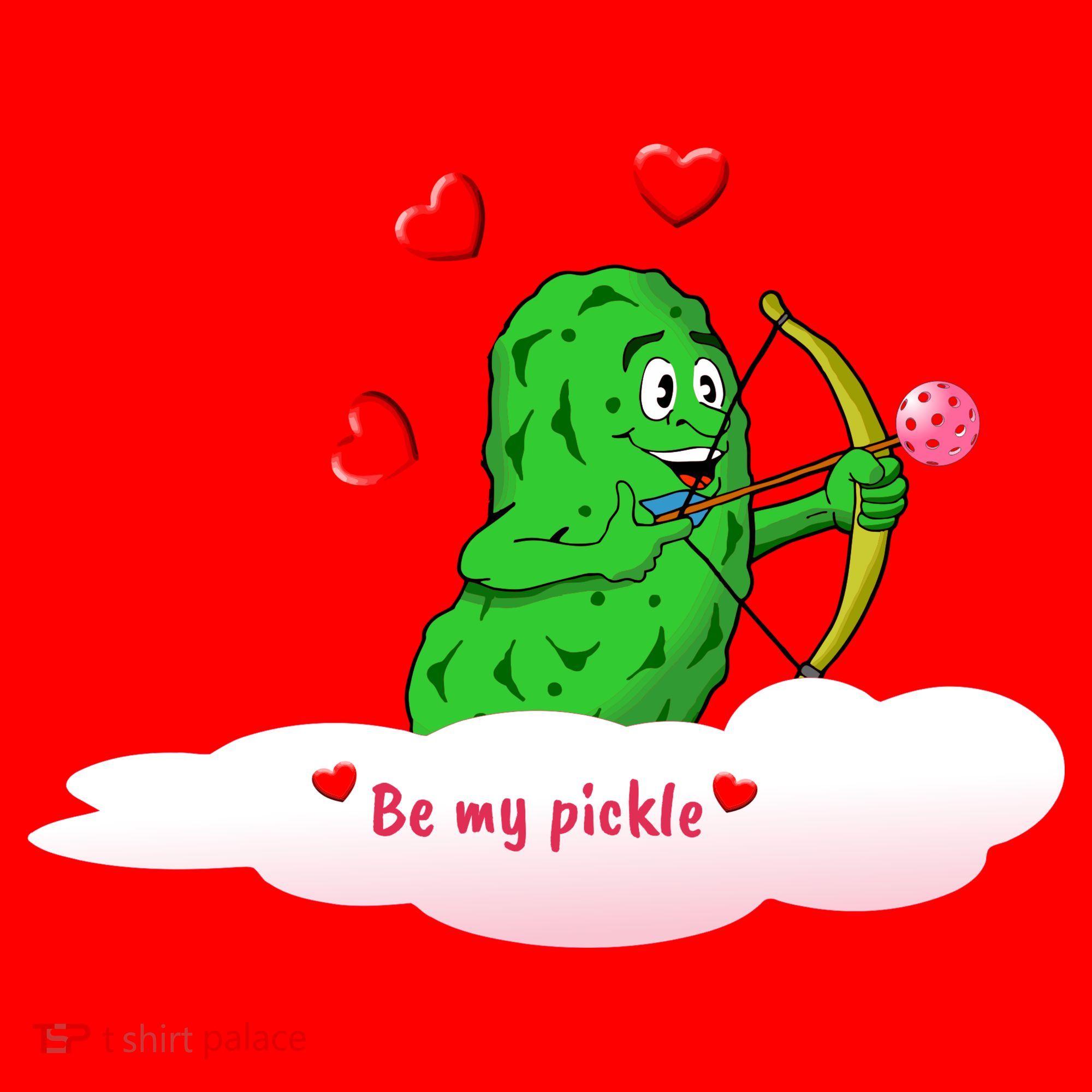 Be My Pickle, Fun Pickleball, Valentines Day Pickleball Santa Hat