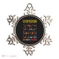 Bass Musician Pick You Can Never Have Too Many Guitars Ornament thumb 0