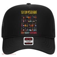 Bass Musician Pick You Can Never Have Too Many Guitars Hat thumb 0