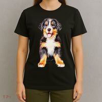 Bernese Mountain Puppy For Women Dog Lovers T-Shirt thumb 4