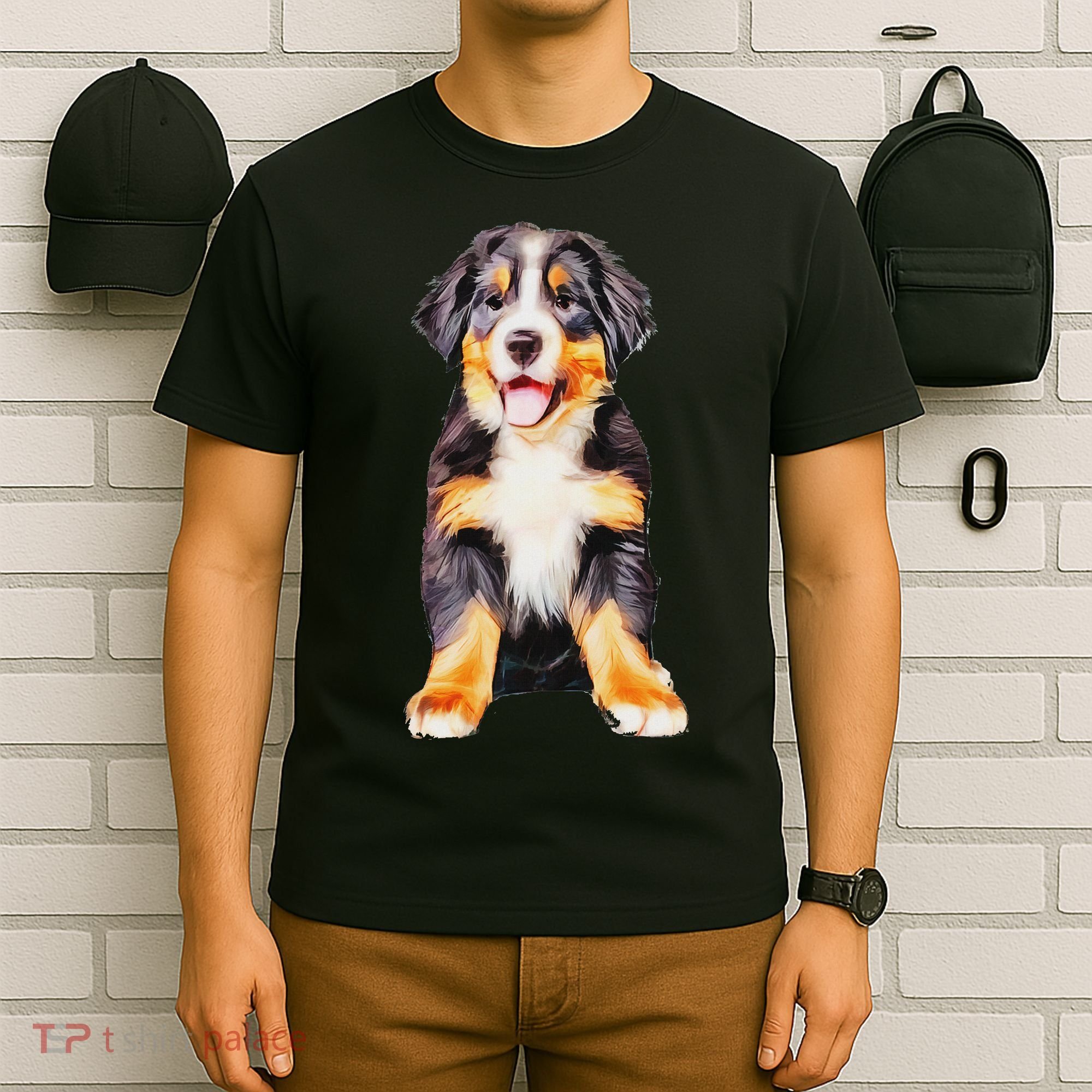 Bernese Mountain Puppy For Women Dog Lovers T-Shirt