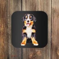 Bernese Mountain Puppy For Women Dog Lovers Coaster thumb 0