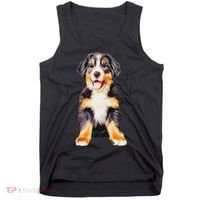 Bernese Mountain Puppy For Women Dog Lovers Tank Top thumb 0