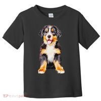 Bernese Mountain Puppy For Women Dog Lovers Toddler T-Shirt thumb 0