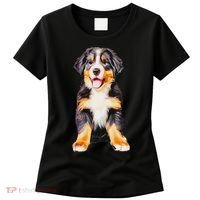Bernese Mountain Puppy For Women Dog Lovers Women's T-Shirt thumb 0