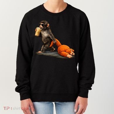 Baby Monkey Punch Iced Coffee Women's Sweatshirt