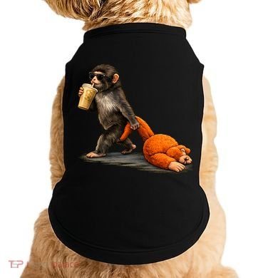 Baby Monkey Punch Iced Coffee Doggie Tank