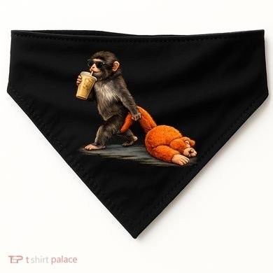 Baby Monkey Punch Iced Coffee USA-Made Doggie Bandana