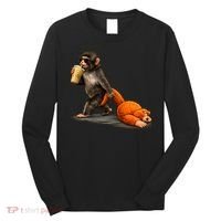 Baby Monkey Punch Iced Coffee Long Sleeve Shirt thumb 0
