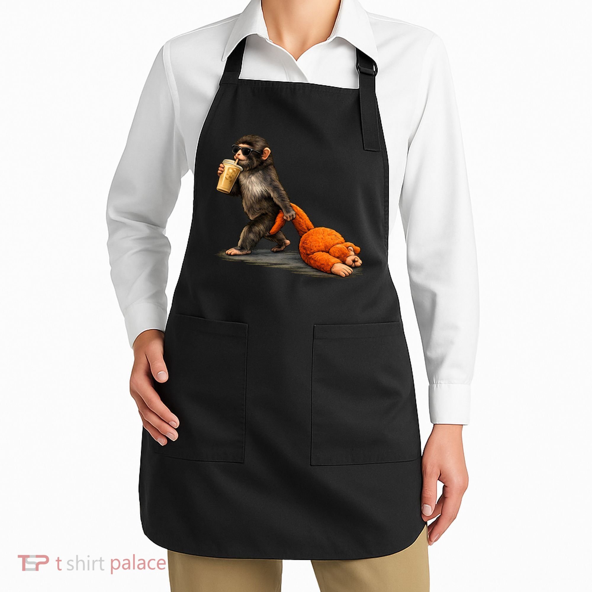 Baby Monkey Punch Iced Coffee Apron