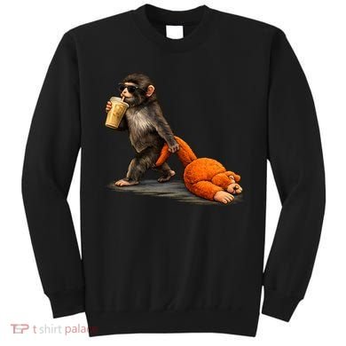 Baby Monkey Punch Iced Coffee Sweatshirt