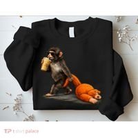 Baby Monkey Punch Iced Coffee Sweatshirt thumb 2