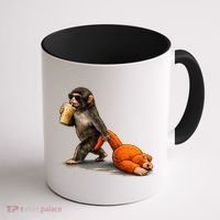 Baby Monkey Punch Iced Coffee Coffee Mug thumb 1
