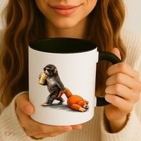 Baby Monkey Punch Iced Coffee Coffee Mug thumb 3