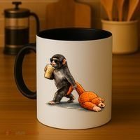 Baby Monkey Punch Iced Coffee Coffee Mug thumb 4