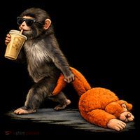 Baby Monkey Punch Iced Coffee Coaster thumb 2