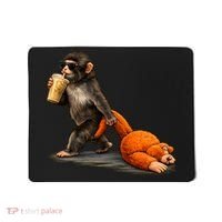 Baby Monkey Punch Iced Coffee Mousepad thumb 0